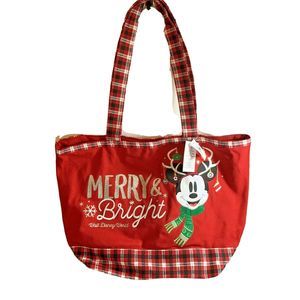 Walt Disney World Mickey Mouse Merry & Bright Tote